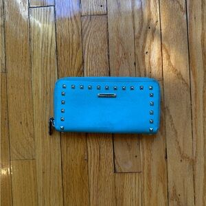Rebecca Minkoff Turquoise Studded Wallet vintage